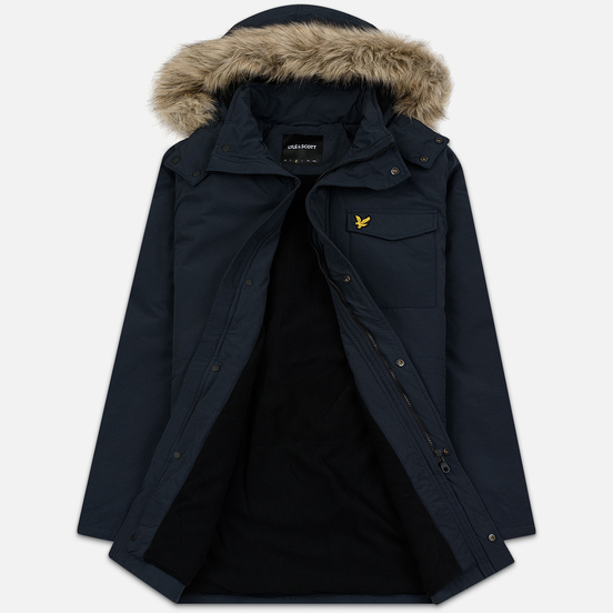 Мужская куртка парка Lyle & Scott Winter Weight Microfleece Dark Navy