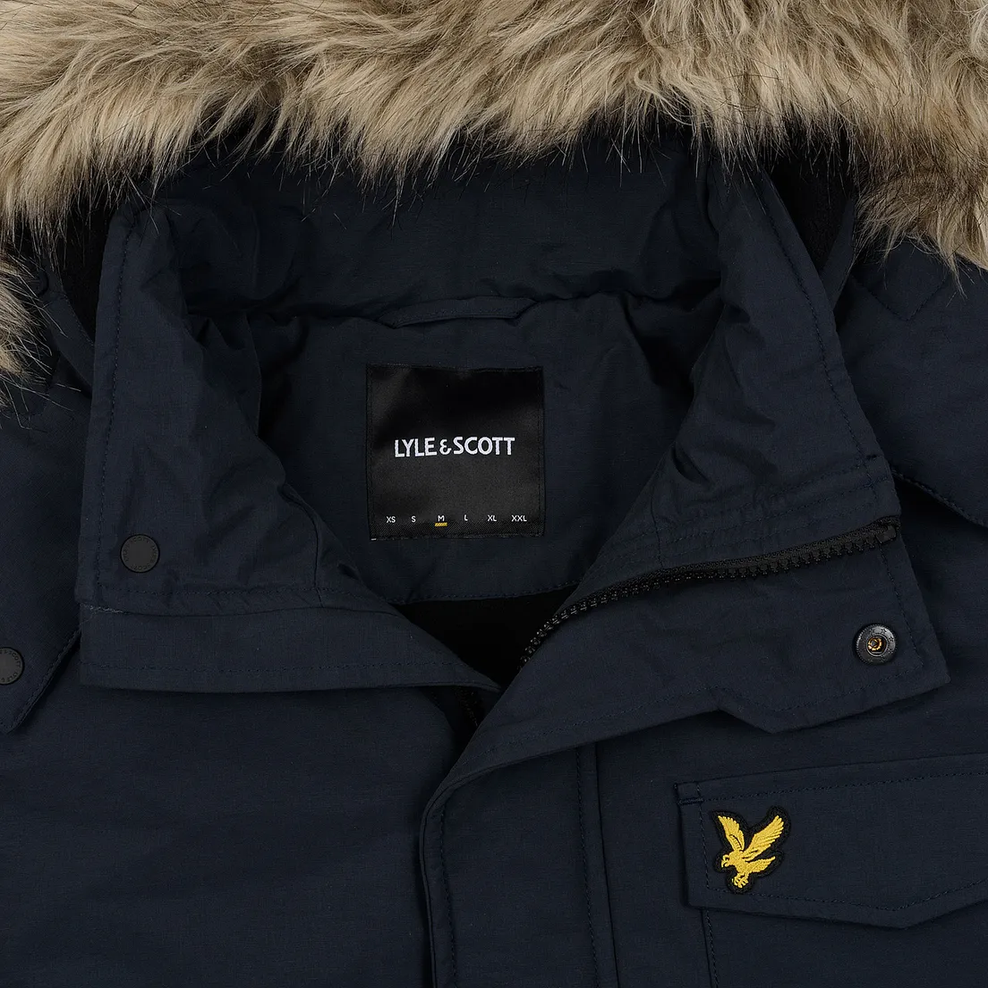 Lyle & Scott Мужская куртка парка Winter Weight Microfleece