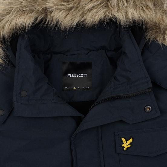 Мужская куртка парка Lyle & Scott Winter Weight Microfleece Dark Navy