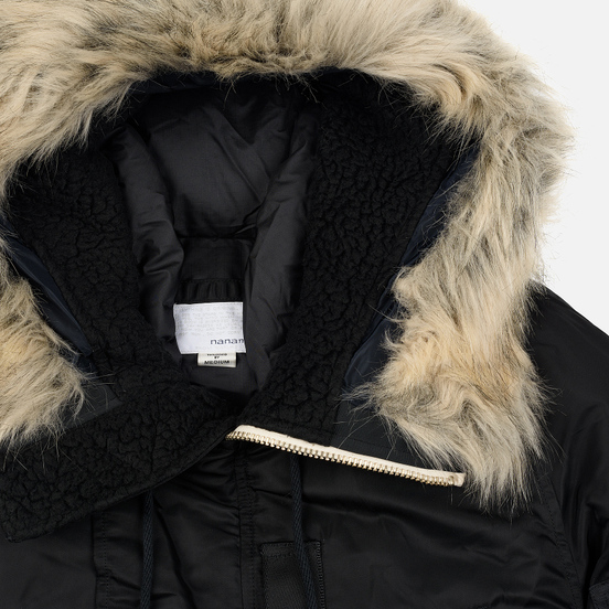 Мужская куртка парка Nanamica Harbor Down Coat Black