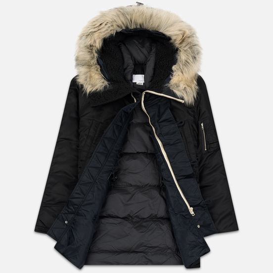 Мужская куртка парка Nanamica Harbor Down Coat Black