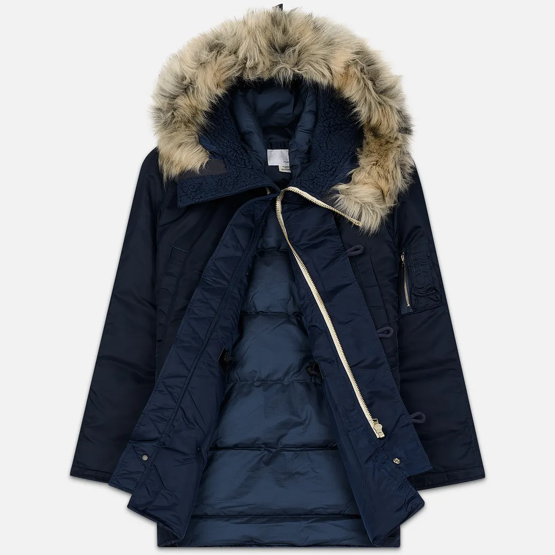 Nanamica Мужская куртка парка Harbor Down Coat