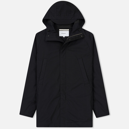 Мужская куртка парка Norse Projects Lindisfarne Cambric Black