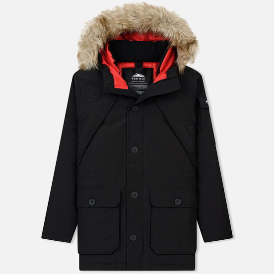 Мужская куртка парка Penfield Hoosac FF Hoodie Parka Black