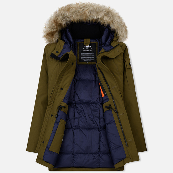 Мужская куртка парка Penfield Hoosac FF Hoodie Parka Dark Olive