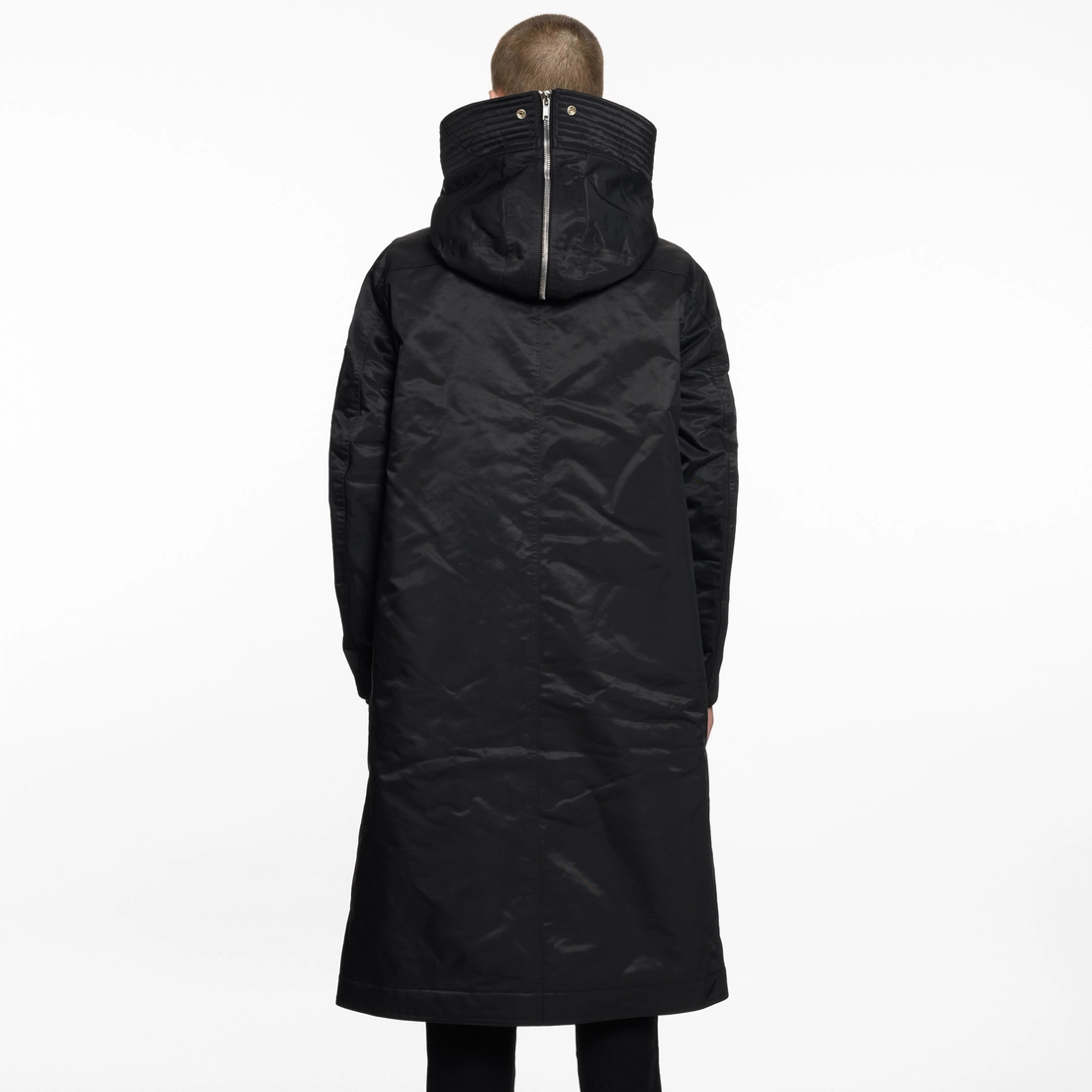 Мужская куртка парка Rick Owens DRKSHDW Woven Padded Hooded Long