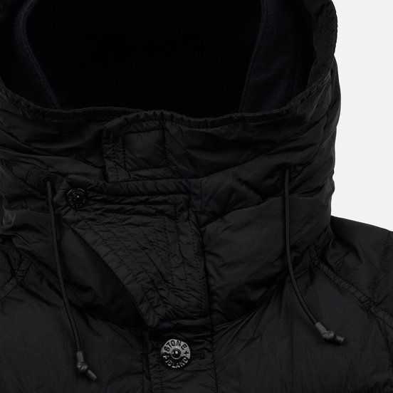 Мужская куртка парка Stone Island Crinkle Reps Nylon Down Black