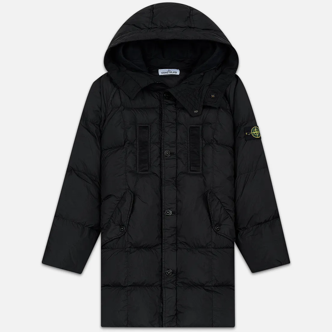 Stone Island Мужская куртка парка Crinkle Reps Nylon Down