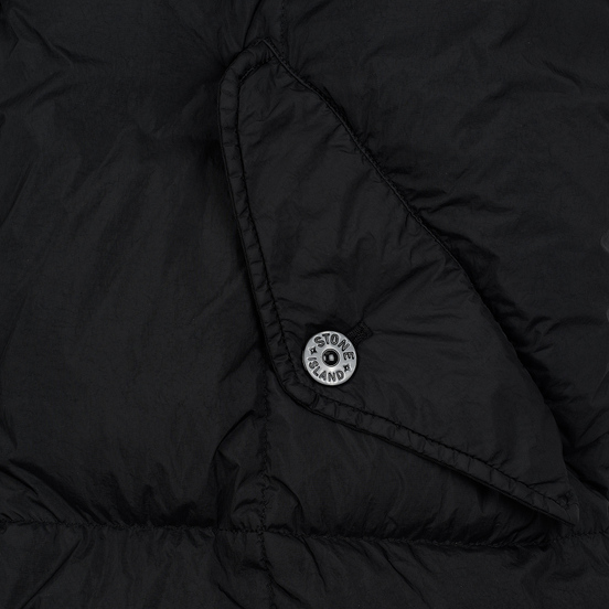 Мужская куртка парка Stone Island Crinkle Reps Nylon Down Black