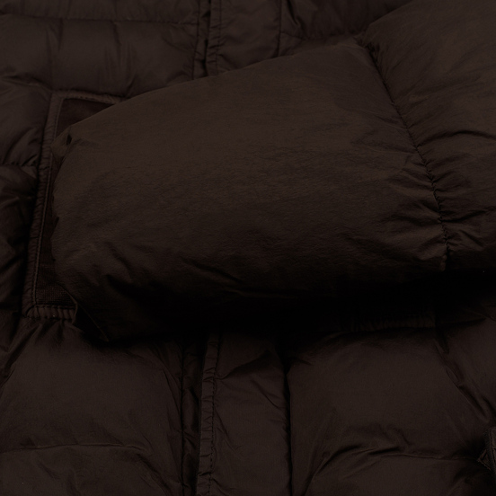Мужская куртка парка Stone Island Crinkle Reps Nylon Down Dark Brown