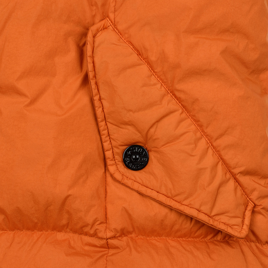 Мужская куртка парка Stone Island Crinkle Reps Nylon Down Orange