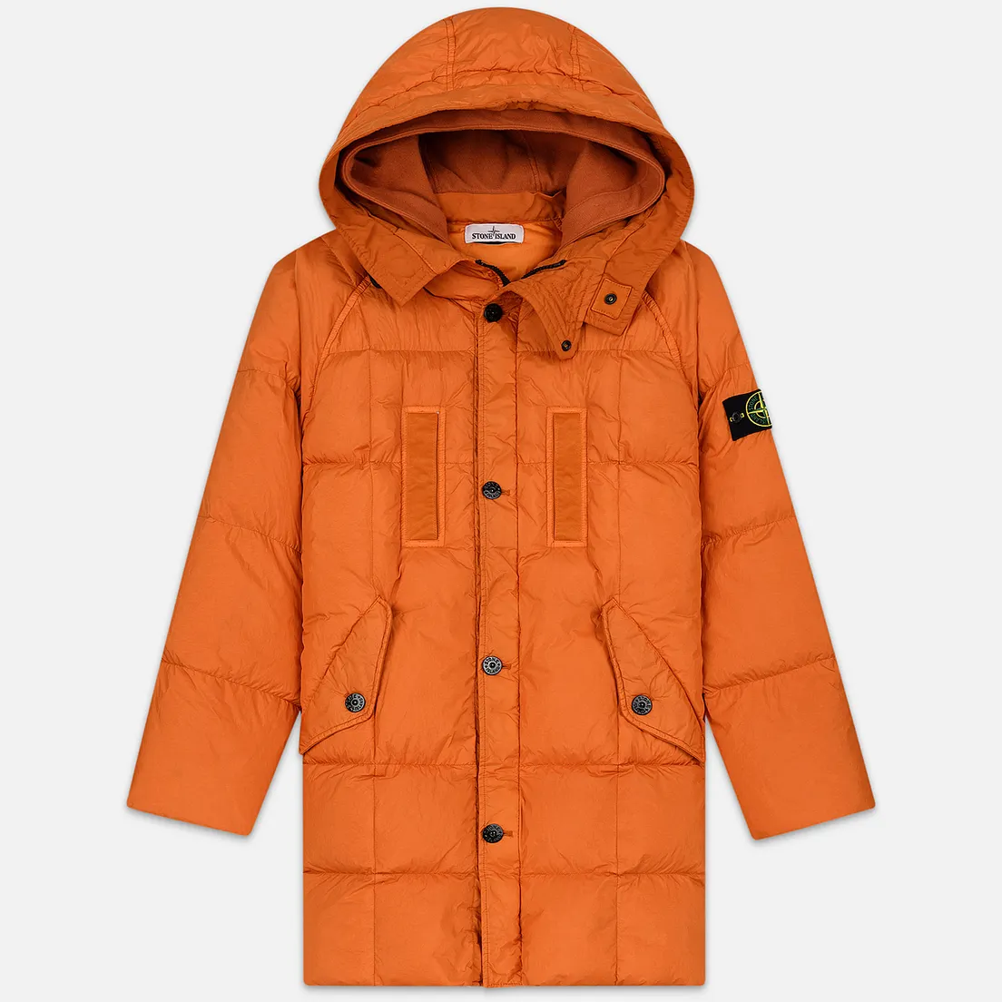 Stone Island Мужская куртка парка Crinkle Reps Nylon Down
