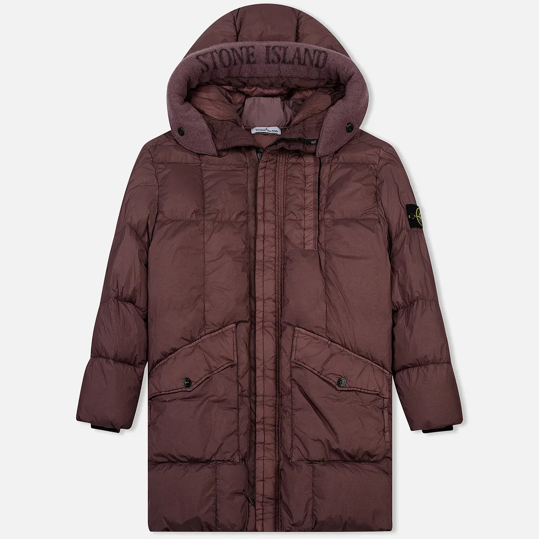 Stone Island Мужская куртка парка Garment Dyed Crinkle Reps Nylon Down