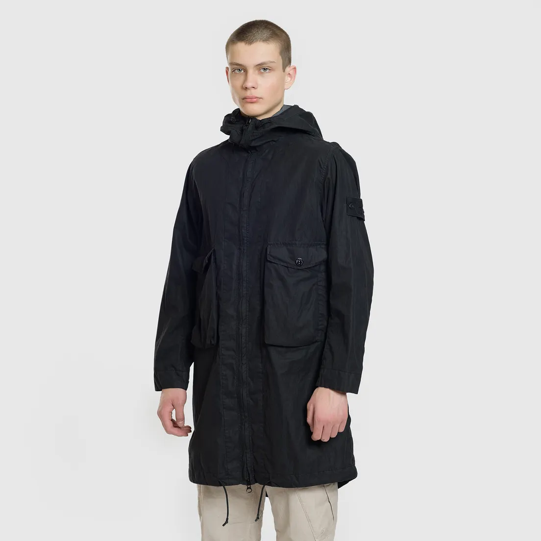 Stone Island Мужская куртка парка Ghost Piece Cotton/Nylon