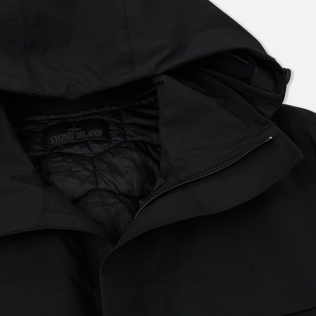 Stone Island Мужская куртка парка Ghost Piece Tank Shield