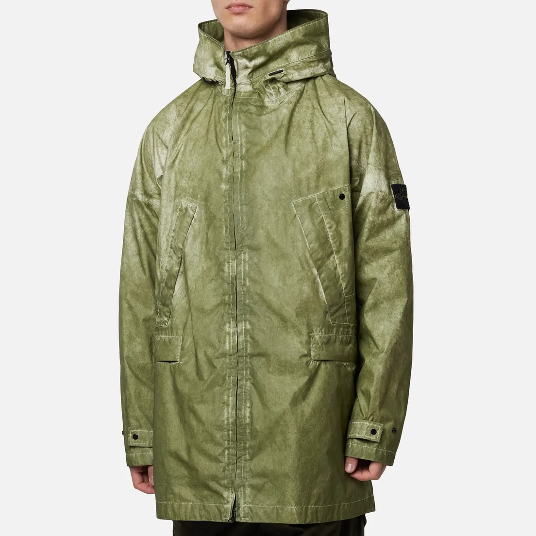 Stone Island Мужская куртка парка Membrana 3L Dust Colour Finish