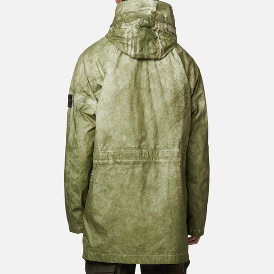 Мужская куртка парка Stone Island Membrana 3L Dust Colour Finish Beige