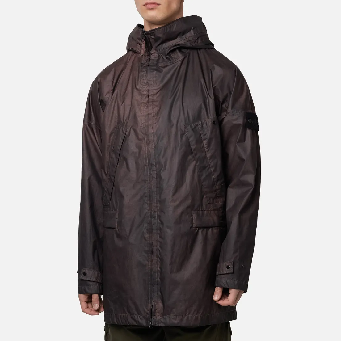 Stone Island Мужская куртка парка Membrana 3L Dust Colour Finish