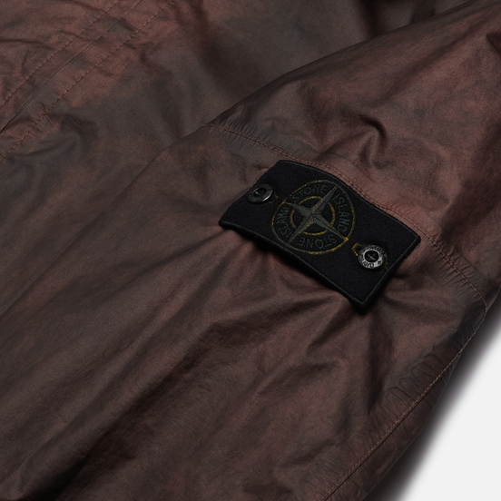 Мужская куртка парка Stone Island Membrana 3L Dust Colour Finish Manogany Brown