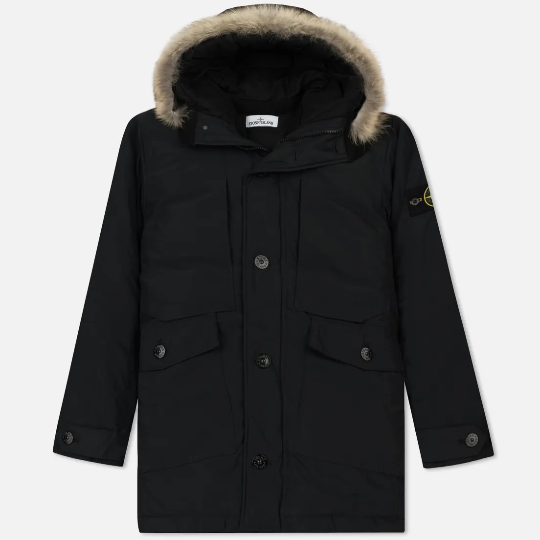 Stone Island Мужская куртка парка Micro Reps Down