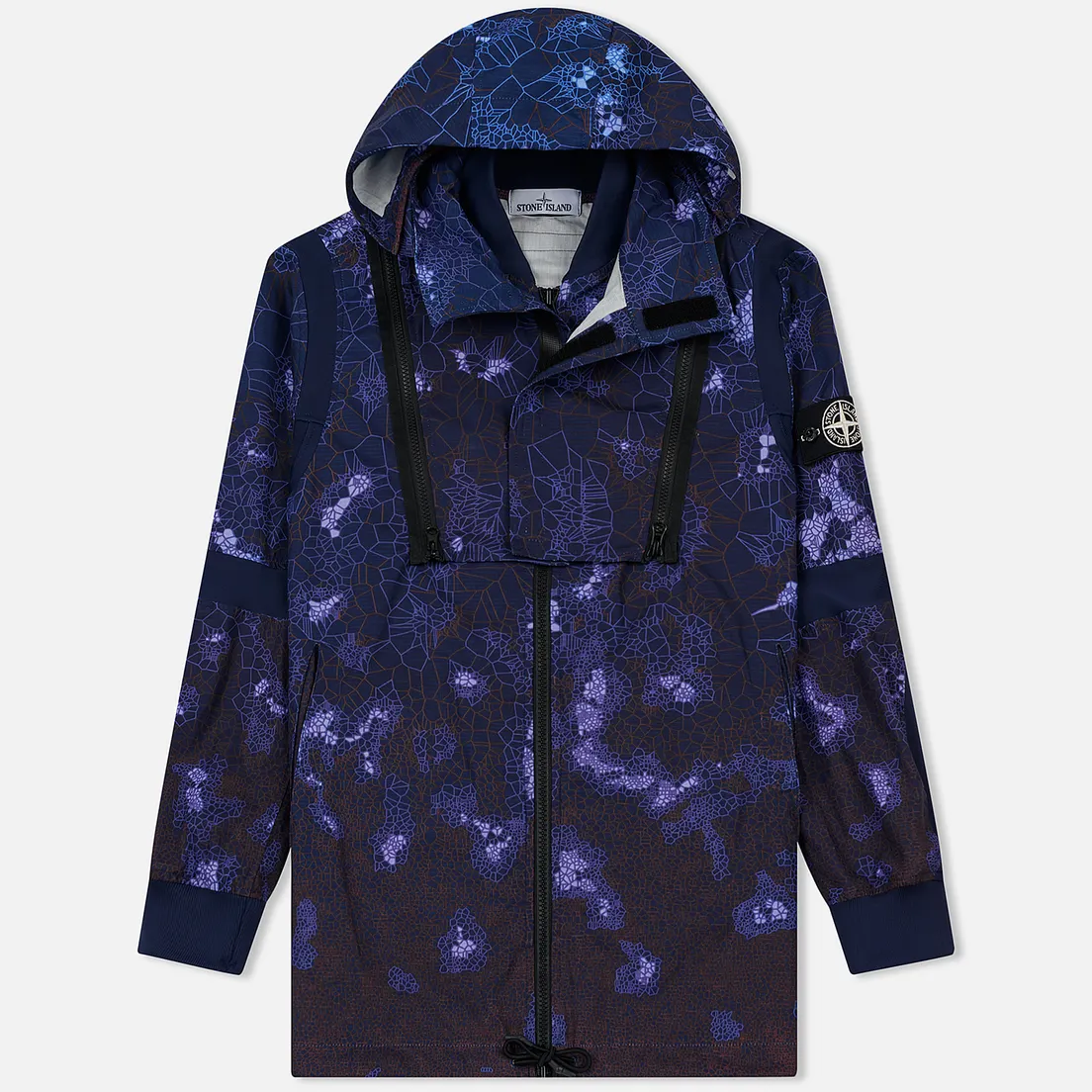 Stone Island Мужская куртка парка Printed Heat Reactive Tessuto Termo Sensibile