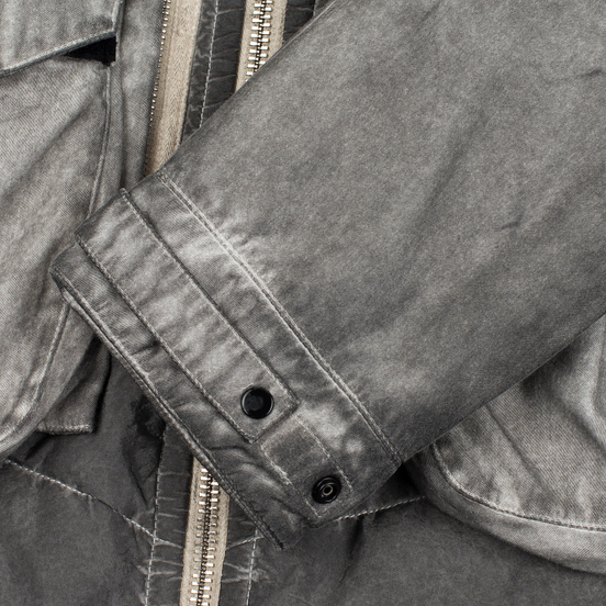 Мужская куртка парка Stone Island Shadow Project Double Front Raso-R/Nylon Metal Grey