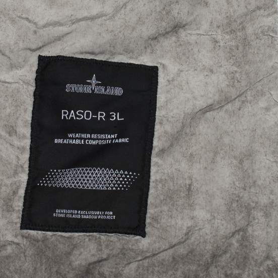 Мужская куртка парка Stone Island Shadow Project Double Front Raso-R/Nylon Metal Grey