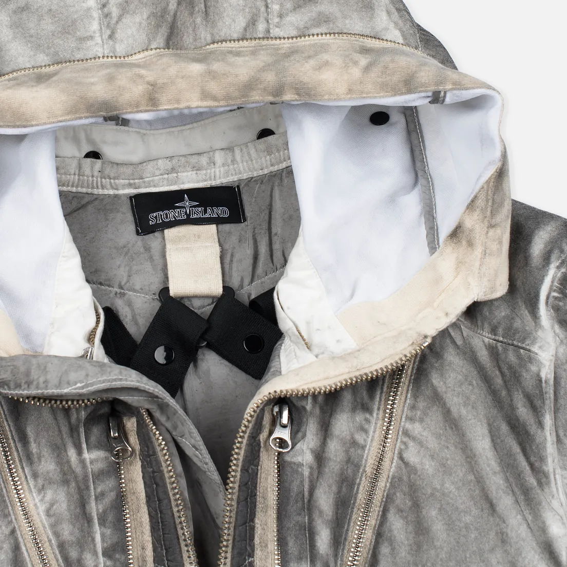 Stone Island Shadow Project Мужская куртка парка Double Front Raso-R/Nylon