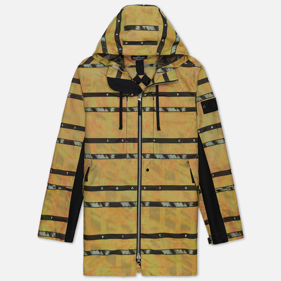 Мужская куртка парка Stone Island Shadow Project DPM Chine Jacquard Mustard