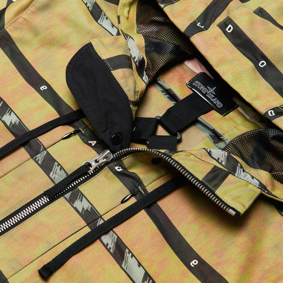 Мужская куртка парка Stone Island Shadow Project DPM Chine Jacquard Mustard