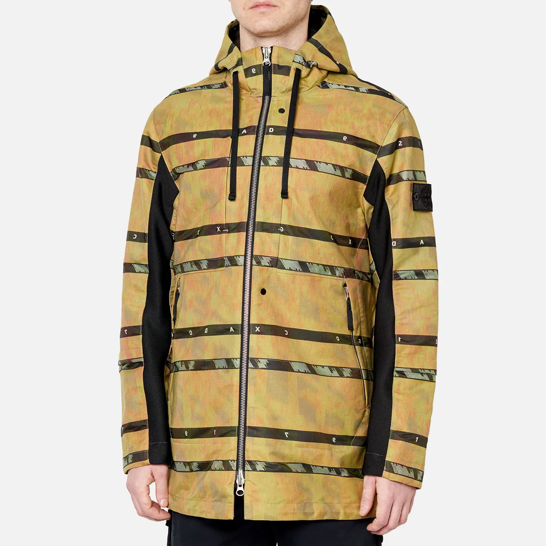 Stone Island Shadow Project Мужская куртка парка DPM Chine Jacquard