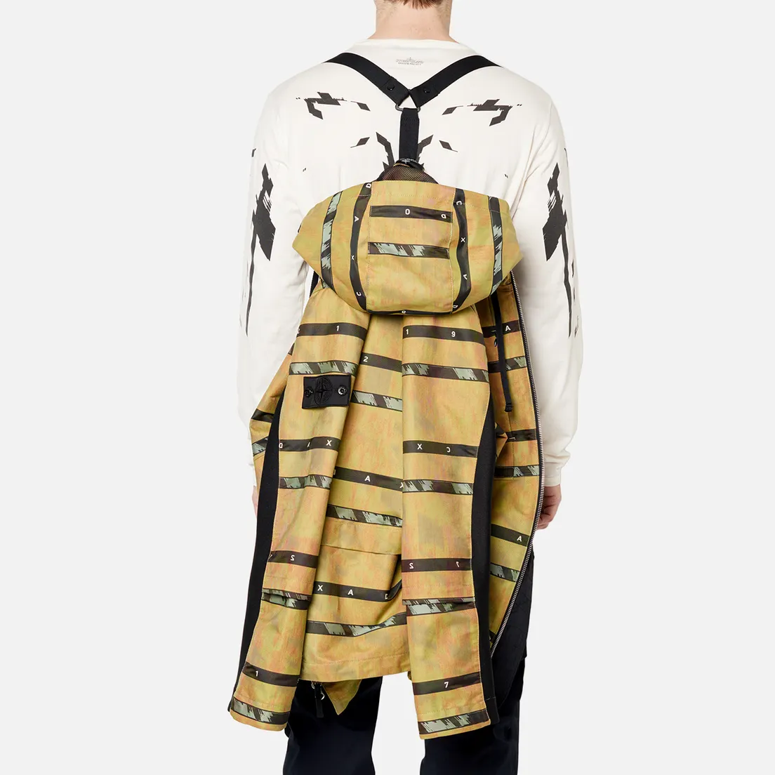 Stone Island Shadow Project Мужская куртка парка DPM Chine Jacquard