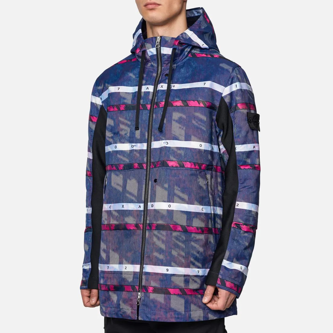 Stone Island Shadow Project Мужская куртка парка DPM Chine Jacquard