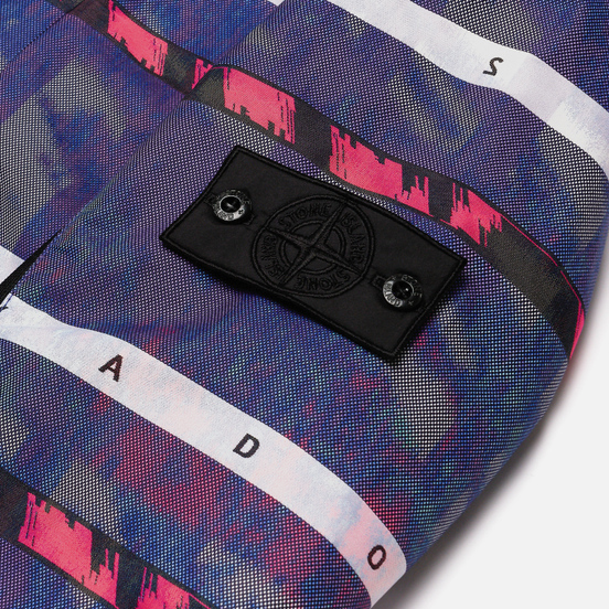 Мужская куртка парка Stone Island Shadow Project DPM Chine Jacquard Royal