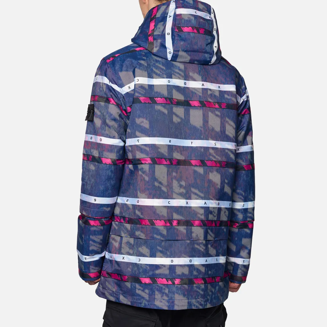 Stone Island Shadow Project Мужская куртка парка DPM Chine Jacquard