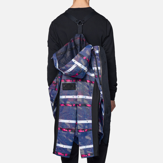 Мужская куртка парка Stone Island Shadow Project DPM Chine Jacquard Royal