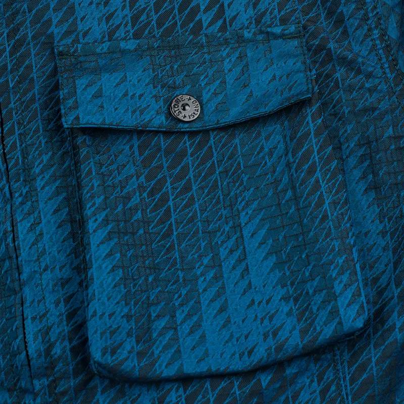 Stone Island Shadow Project Мужская куртка ветровка Jacquard Viscosa Nylon