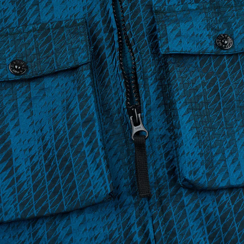Stone Island Shadow Project Мужская куртка ветровка Jacquard Viscosa Nylon