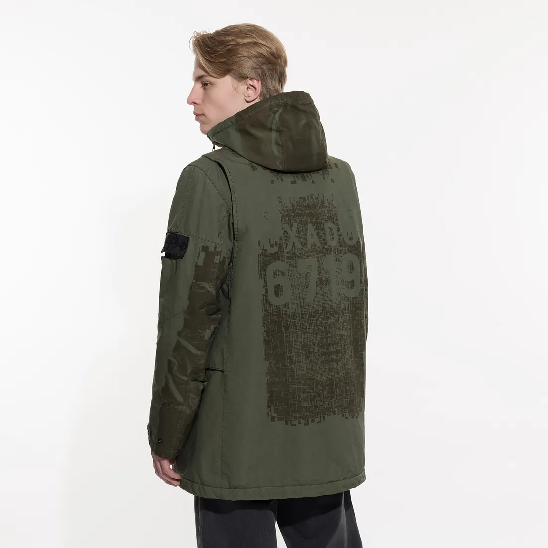 Stone Island Shadow Project Мужская куртка парка Laser Engraved David-TC