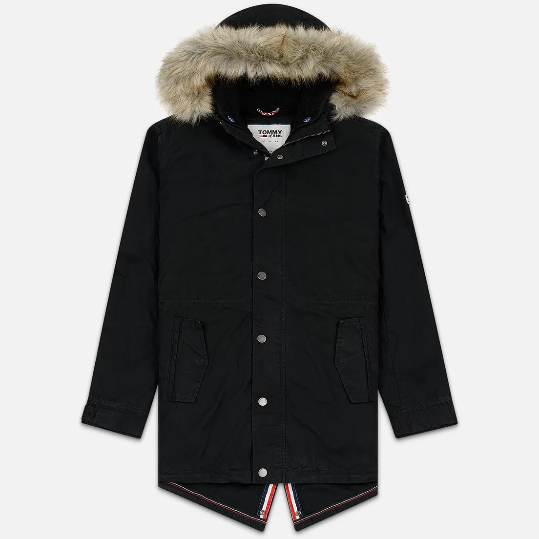 Tommy Jeans Мужская куртка парка Cotton Lined