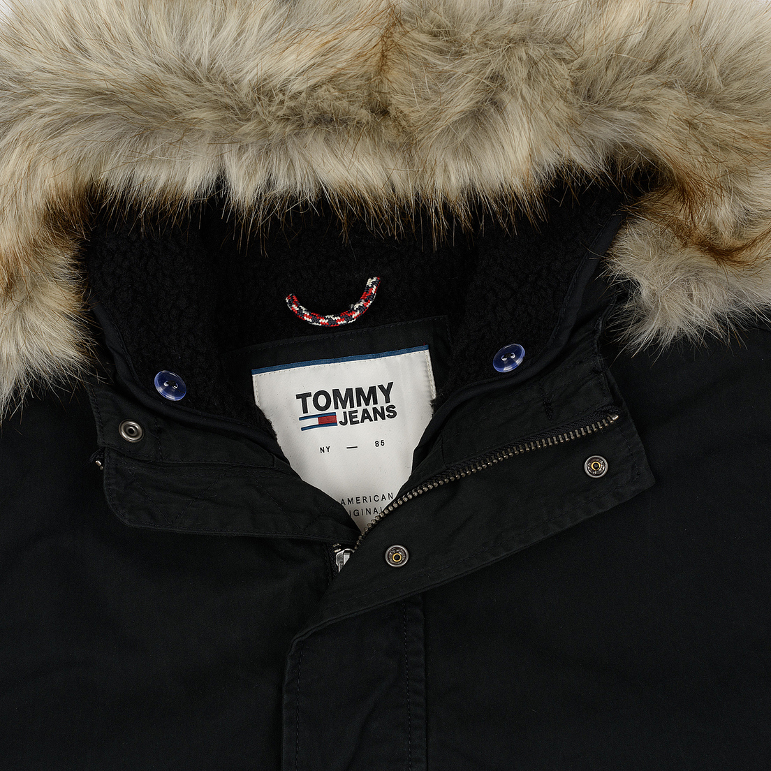 Tommy Jeans Мужская куртка парка Cotton Lined