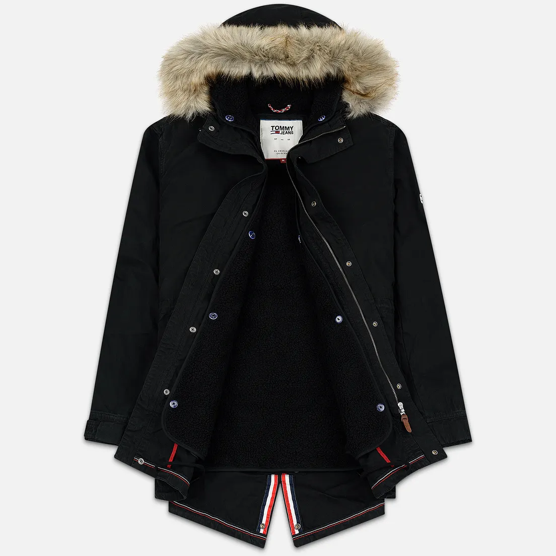 Tommy Jeans Мужская куртка парка Cotton Lined
