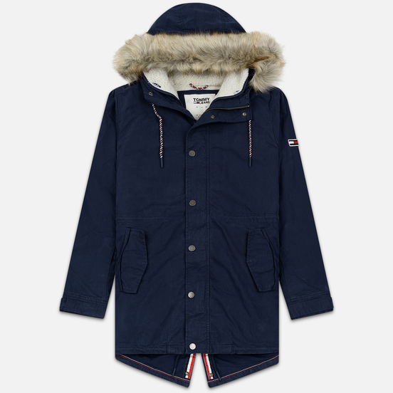 Мужская куртка парка Tommy Jeans Cotton Lined Black Iris