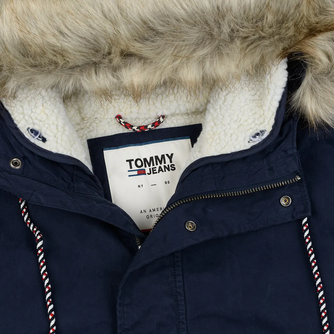 Tommy Jeans Мужская куртка парка Cotton Lined