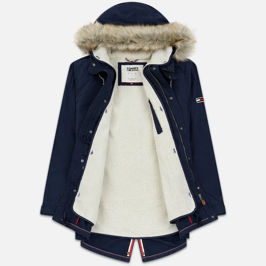 Tommy Jeans Мужская куртка парка Cotton Lined