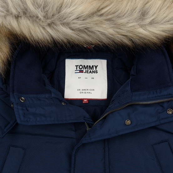 Мужская куртка парка Tommy Jeans Trimmed Hood Technical Black Iris
