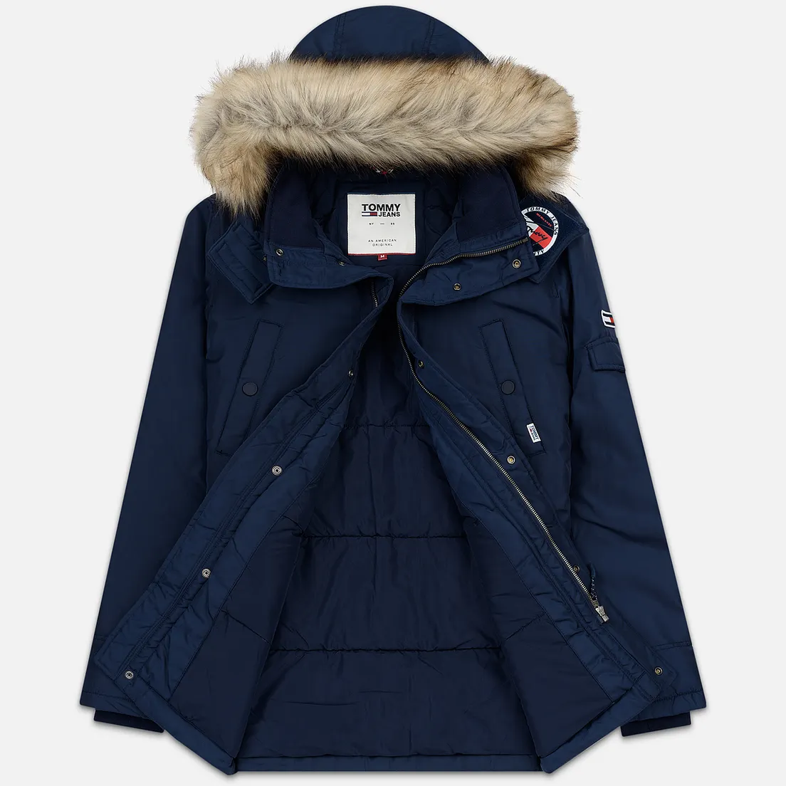 Tommy Jeans Мужская куртка парка Trimmed Hood Technical