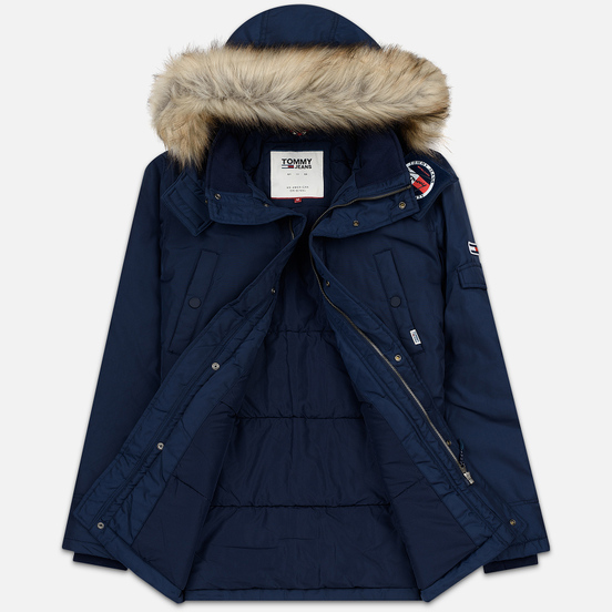 Мужская куртка парка Tommy Jeans Trimmed Hood Technical Black Iris