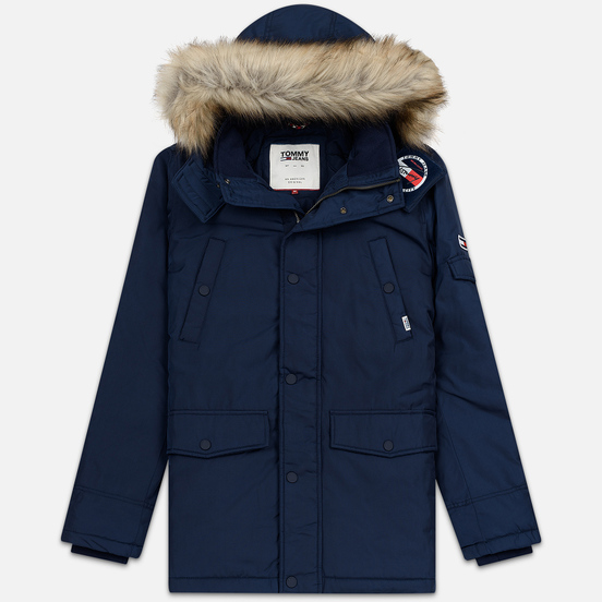Мужская куртка парка Tommy Jeans Trimmed Hood Technical Black Iris