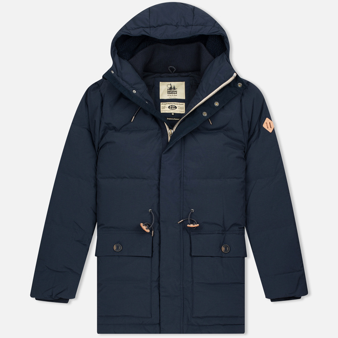 Мужская куртка парка Uniformes Generale Janssen Real Down Expedition Super Marine Navy